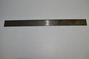 UNION - FISCO MACHINIST STEEL 12" RULER LOT 0F 6 (OYF79) - Picture 1 of 6