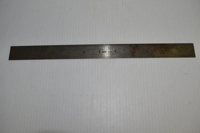 UNION - FISCO MACHINIST STEEL 12" RULER LOT 0F 6 (OYF79) - Image 1 of 4