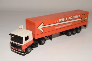 (Camioneta TEKNO VOLVO F10 CON REMOLQUE WILLY POELMAN CASI COMO NUEVA - Imagen 1 de 7