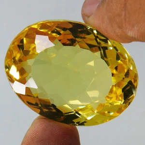 Stunning 117 Ct Certified Natural Golden Yellow Heliodor Beryl | from Brazil - Picture 1 of 7