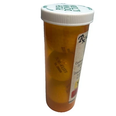 Vintage Presente Top Flite XL "Rx Is Golf" 3 Bolas Branco RARO "Dr. Lee Trevino" - Imagem 1 de 4