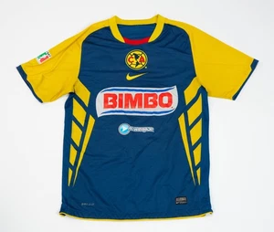 Camiseta deportiva de fútbol vintage Nike America 2010 azul/amarilla Bimbo TALLA S - Imagen 1 de 22