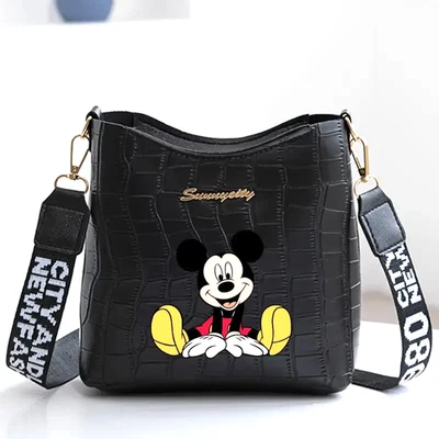 Disney Mickey Damen Crossbody Tasche - Verstellbarer Trageriemen, Reißverschluss - Bild 1 von 4