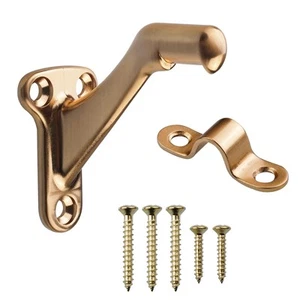 Triumph Hardware,3 Pack,3" Heavy Duty handrail Bracket Champagne Bronze,Stair... - Picture 1 of 7