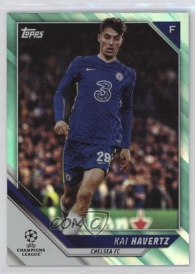 2021-22 Topps UCL Collection Aqua Foil /299 Kai Havertz #186 - Image 1 of 2