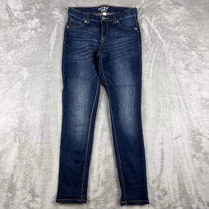 Girls Cat & Jack Girls Dark Wash Denim Ultimate Stretch Skinny Jeans Size 14 EUC - Picture 1 of 10