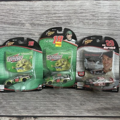 Winners Circle Bobby Labonte #18 Shrek 2 Diecast & #29 Kevin Harvick Lot of 3 - Image 1 of 4
