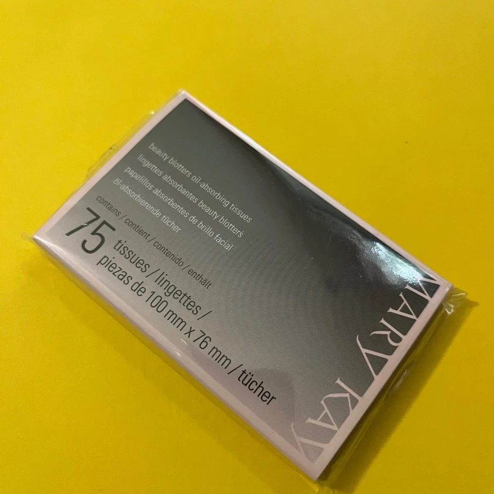 New Mary Kay BEAUTY BLOTTERS Oil Absorbing Tissues 75 Count Sealed - Image 1 of 1