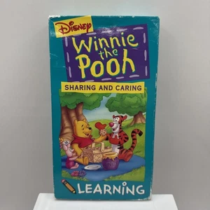 Disney Winnie the Pooh Learning: Sharing and Caring (VHS, 1994) - Picture 1 of 8