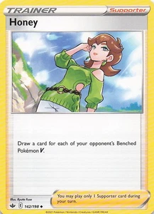 Honey Uncommon Normal SWSH06: Chilling Reign 142/198 NM - Picture 1 of 2