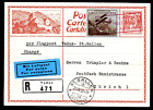 Liechtenstein P 7, 20 Rp.Ganzsachenkarte + 110,Luftpostkarte 31.8.30