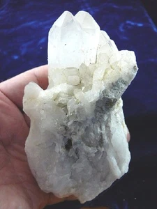 (R226) 4" long Clear white Quartz crystal points Hot Springs Arkansas specimen - Picture 1 of 1
