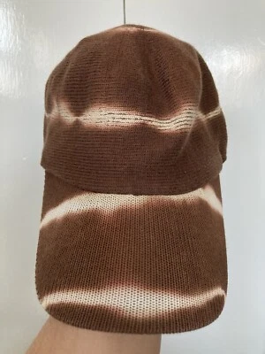 LEVI'S ROJO LENGÜETA MARRÓN BLANCO ANILLOS GORRA DE BÉISBOL VINTAGE HUMO PSICODÉLICO 9042 Foto 1 de 4