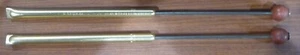 1 Pr. Premier Snare Drum Ball Tip Draht einziehbare Bürste - Vintage. England - Bild 1 von 2