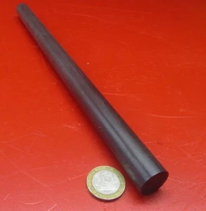 ABS Black Round Rod, .750" (3/4") Diameter x 12" Long - Picture 1 of 15