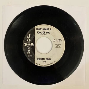Jordan Bros Love's Made a Fool of You flüsternder Wind 7"" 45 Rock seltene Promo Sehr guter Zustand + - Bild 1 von 2