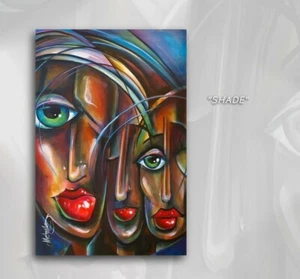 PINTURA Urban Expressions DECORACIÓN ARTE CONTEMPORÁNEO ORIGINAL Mix Lang certificado. único - Imagen 1 de 4