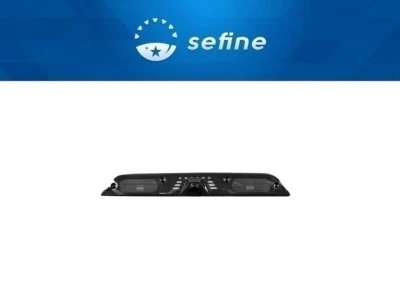 Recon para 15-17 F150 17-18 F250/350/450/550 preto/fumaça 3ª luz - 264129CAMBK - Imagem 1 de 4