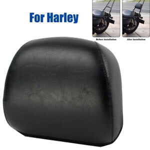 Motorcycle Passenger Backrest Pad For Harley Sportster XL 883 1200 48 04-16