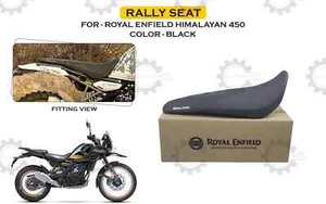 Various Rally Dual Seat For "Royal Enfield New Himalayan 450" Black - Bild 1 von 11