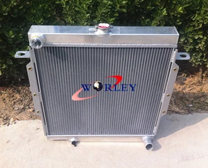Aluminum Radiator For Toyota Land Cruiser 75 Series HZJ75 Landcruiser 1990-2001 - Picture 1 of 5