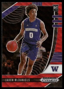 2020-21 Panini Prizm Draft Picks - Ruby Wave #51 Jaden McDaniels (RC) - Photo 1/2