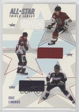 2002-03 ITG Be A Player Memorabilia All-Star Triple Jerseys Eric Lindros HOF