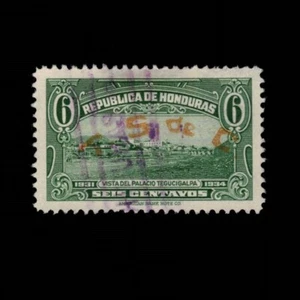 Honduras, Scott 312, View of Palace, 1934, used - Picture 1 of 2