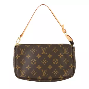 LOUIS VUITTON Monogram Pochette Accessori Borsa a Mano Marsupio Marrone M51980 90270161 - Foto 1 di 10
