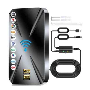 1800+ Mile Range for Smart HDTV and 4K Antenna for Local Channels w/Amplifier 10 - Picture 1 of 6