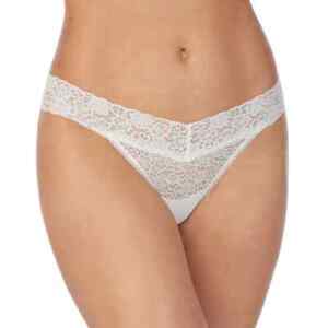 SO Intimates Full Lace Embroidery White Lace Thong Juniors & Teens Size 5/Small