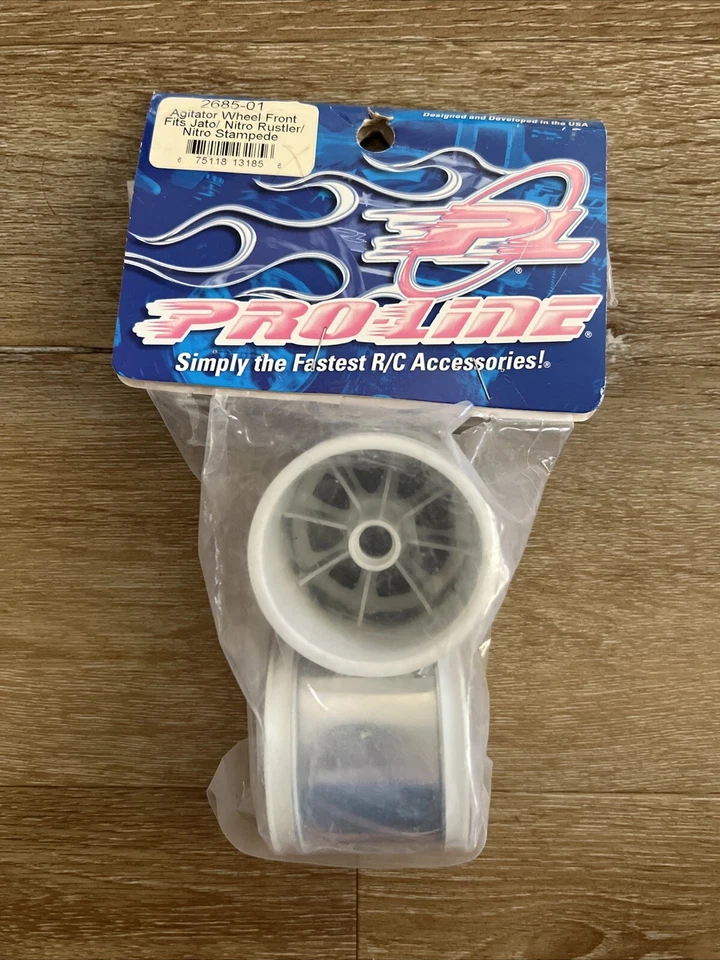 Pro-Line  Agitator 2.2" Chrome FR Wheels for Traxxas Jato/Stampede PRO2685-01 - Image 1 of 1