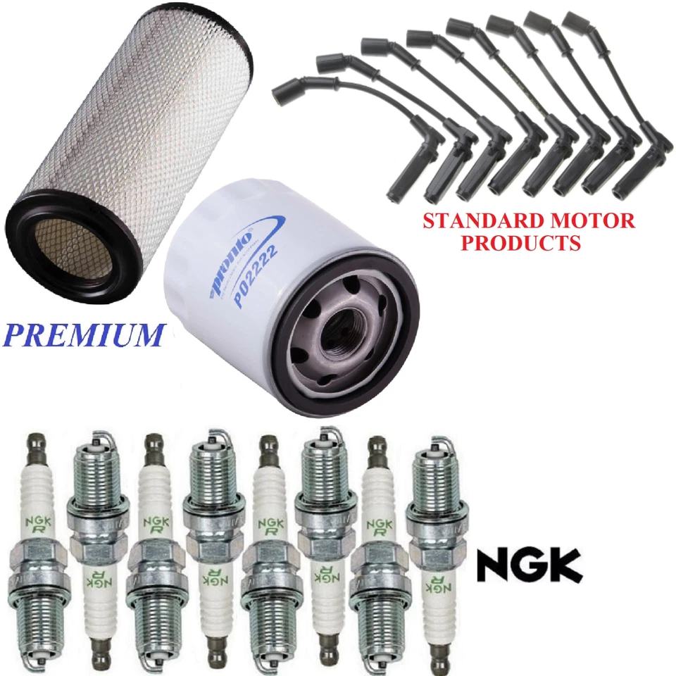 Kit de puesta a punto filtros de aceite de aire bujías para GMC SAVANA 1500 V8 5,3 L 2007-2008 Foto 1 de 1