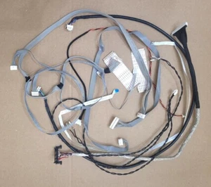 11 PC FOR VIZIO D50F-E1 REPAIR KIT LVDS CABLE WIRES FLAT RIBBONS & W/ PLUGS - Picture 1 of 12