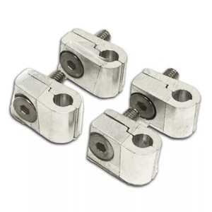 4x Wire Loom Clamps 4.5mm 3/16 Single Hole Line Hose Electrical Fastener - Picture 1 of 1