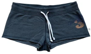 Rare Y2K Retro Booty Low Rise Shorts Size L Drawstring Gray Horse Design - Picture 1 of 7