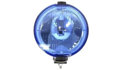 Blau rund H3 Fernscheinwerfer Zusatzscheinwerfer mit 12V LED Ring Positionslicht - Bild 1 von 4