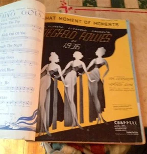 1935 -1949 -20 Sheet Music Books w/ Musical Show Covers, Bound - Porter, R & H + - Picture 1 of 1