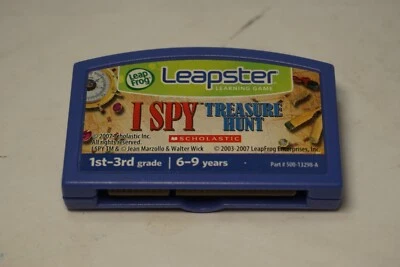 (RI4) LeapFrog Leapster Learning Game Cartridge I SPY Treasure Hunt - Image 1 of 3