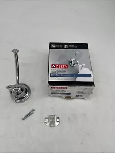 Delta 132890 Silverton Double Robe Hook Chrome Finish New In Box - Free Shipping - Picture 1 of 5
