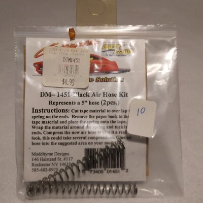 Kit de manguera de aire Detail Master DM 1451 negro - nuevo stock antiguo Foto 1 de 4