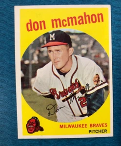 1959 TOPPS BASEBALLKARTE DON MCMAHON #3 (NM-OC) - Bild 1 von 2