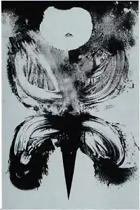 Otto Piene " ADDIS ABEBA " Serigraphie - Siebdruck 1977 - Bild 1 von 1