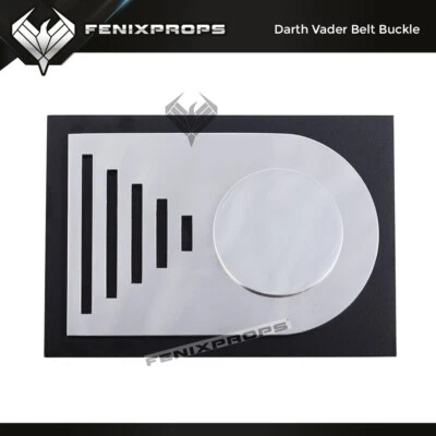 Darth Vader ROTS Aluminum Belt Buckle Prop - Image 1 of 4