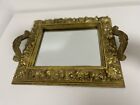 Luxury Ornate Gold Tray-Vanity Mirror 
