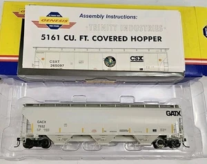 Tolva cubierta de 3 bahías G4293 Athearn Genesis GATX GACX 5161 - Imagen 1 de 11