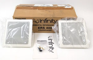 Vintage NOS Infinity ERS-400 Flush Mount Home Theater Wall Ceiling Speakers - Picture 1 of 6