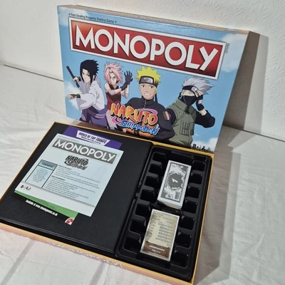 Naruto Shippuden Monopoly Property Trading Family Board Game - New - Image 1 of 4