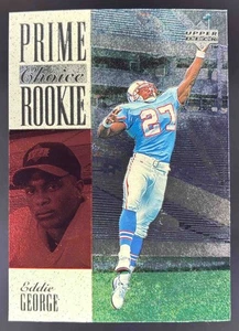 1996 Upper Deck Silver Collection Eddie George Prime Choice Rookies #9 RC - Bild 1 von 10