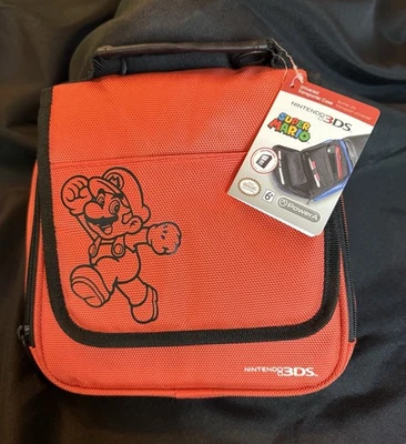 NUEVO CON ETIQUETAS SUPER MARIO Universal Transporter para Nintendo 3DS por PowerA 100358 Naranja Foto 1 de 4